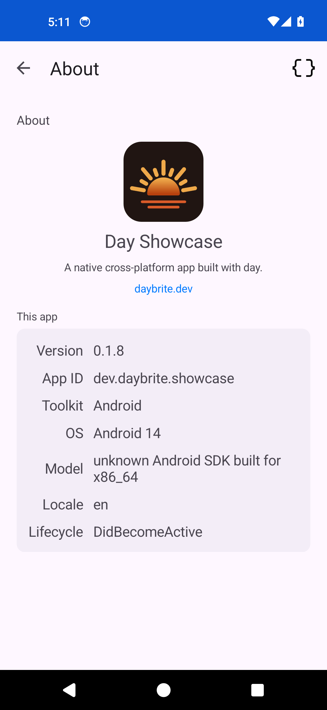About, Android Android