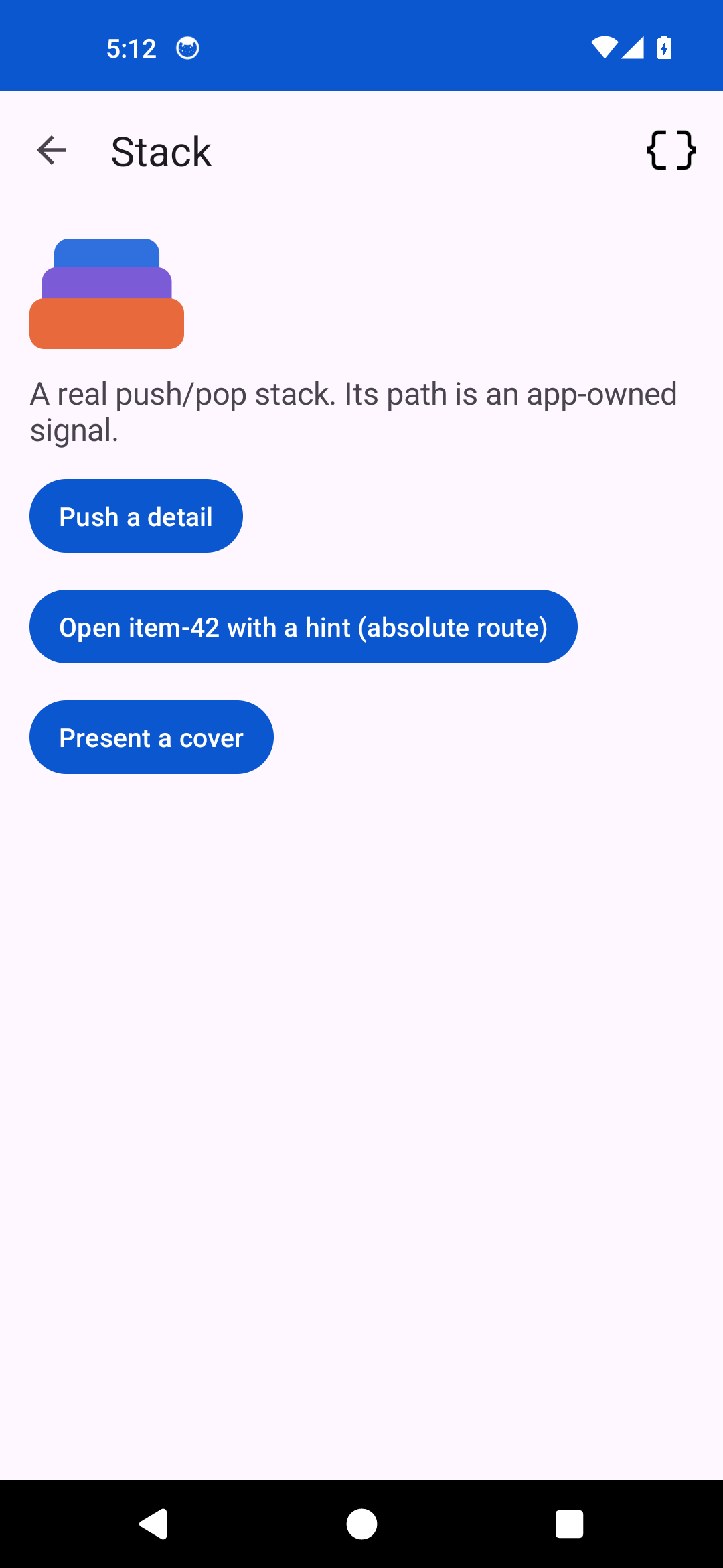 Toolbars · sidebar search, Android Android