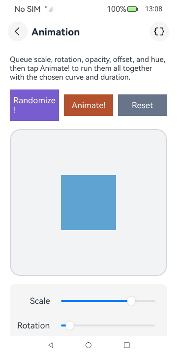 Animation, HarmonyOS ArkUI