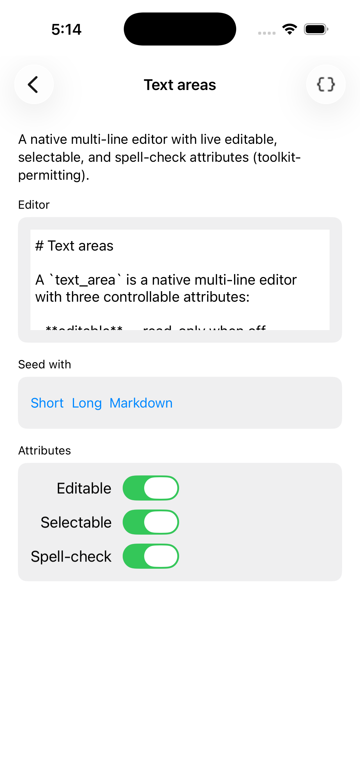 Text areas, iOS UIKit