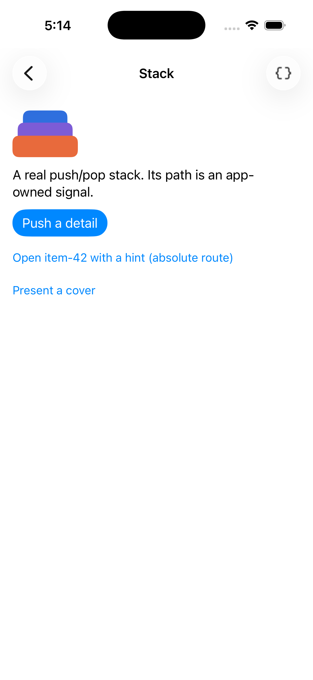 Toolbars · sidebar search, iOS UIKit