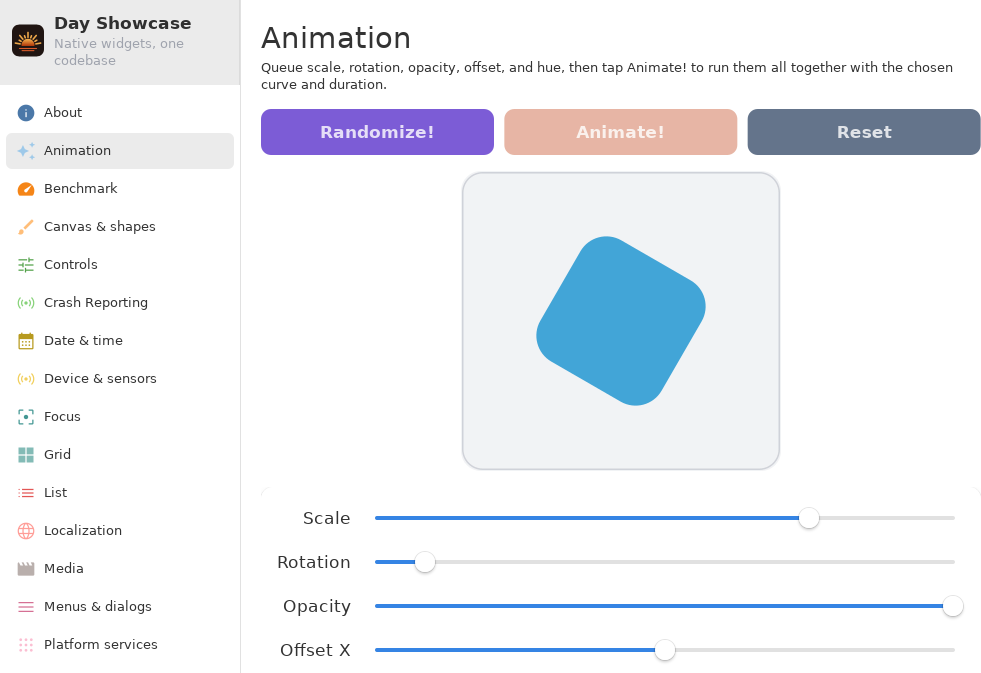 Animation, Linux GTK 4