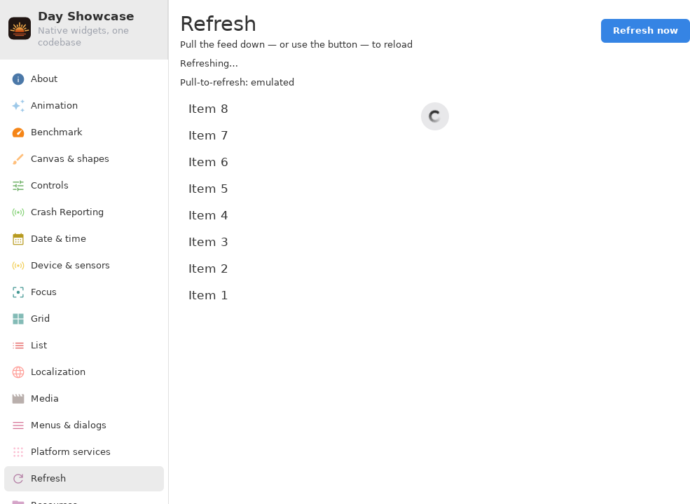 Refresh, Linux GTK 4