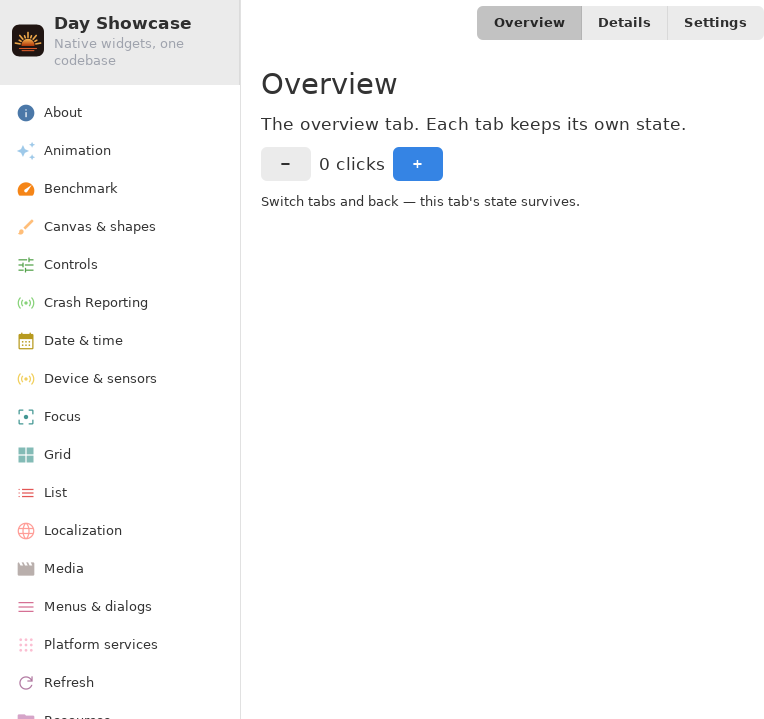 Tabs, Linux GTK 4