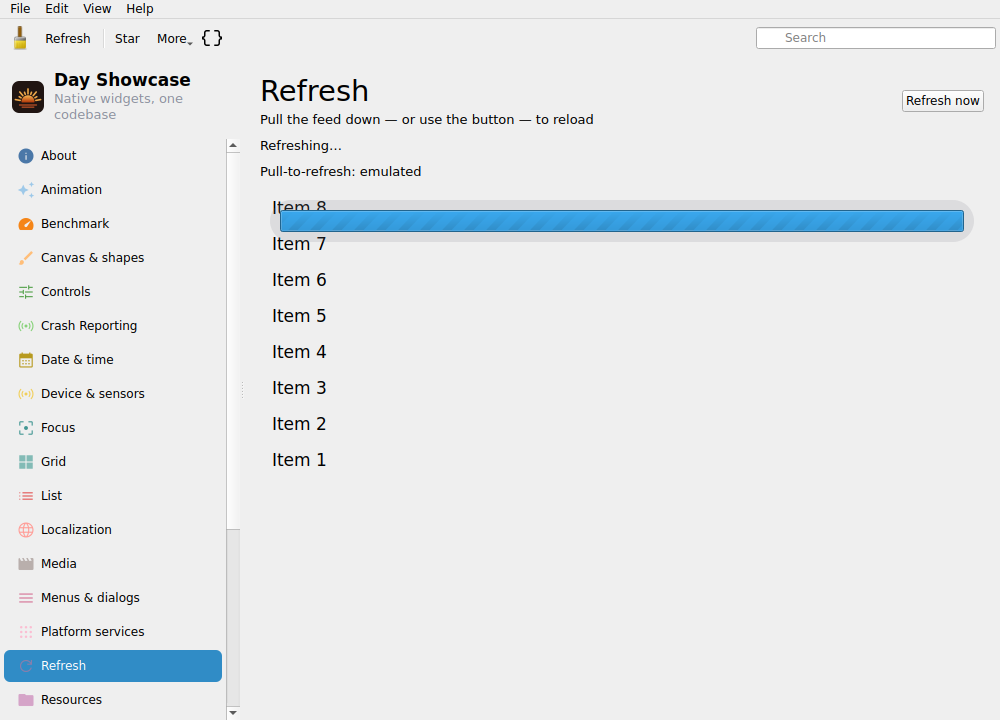 Refresh, Linux Qt 6