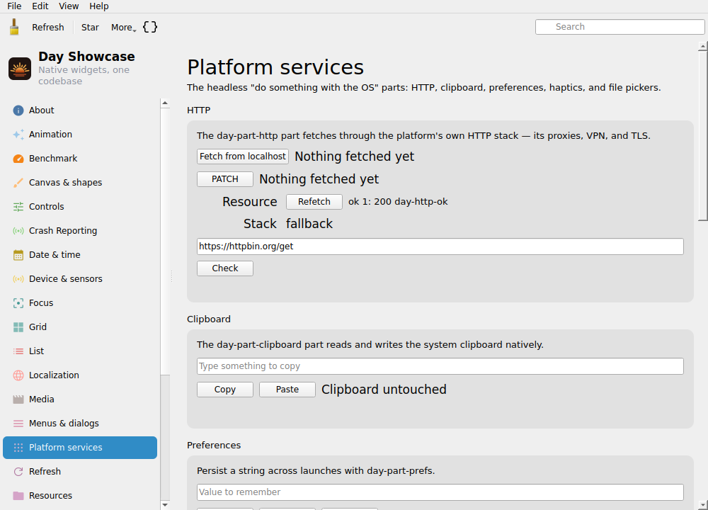 Platform services, Linux Qt 6