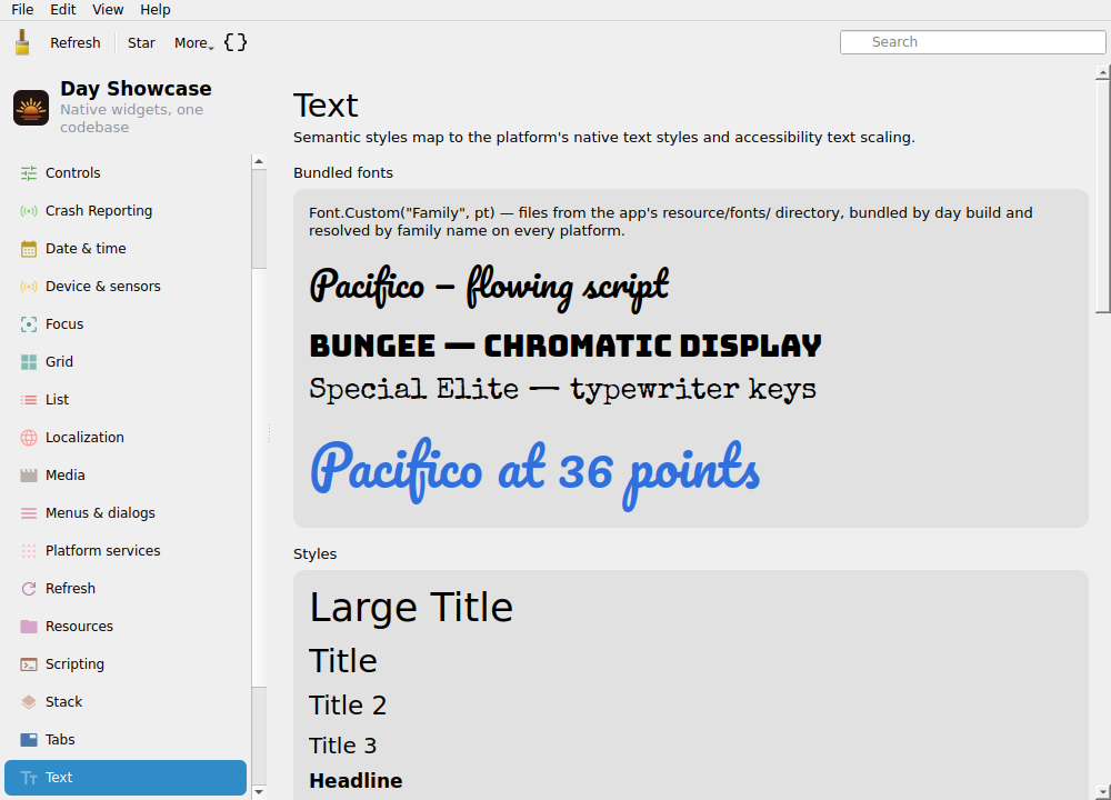 Text, Linux Qt 6