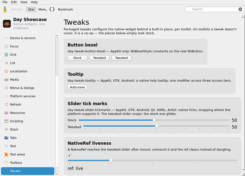 Tweaks, Linux Qt 6