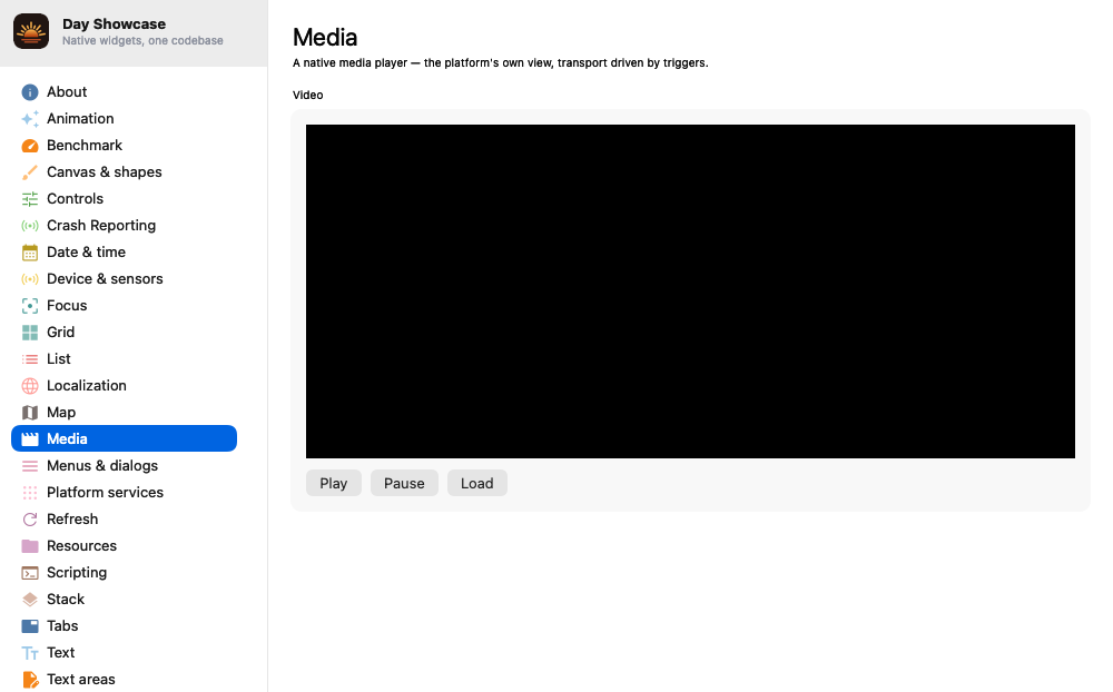Media playback, macOS AppKit