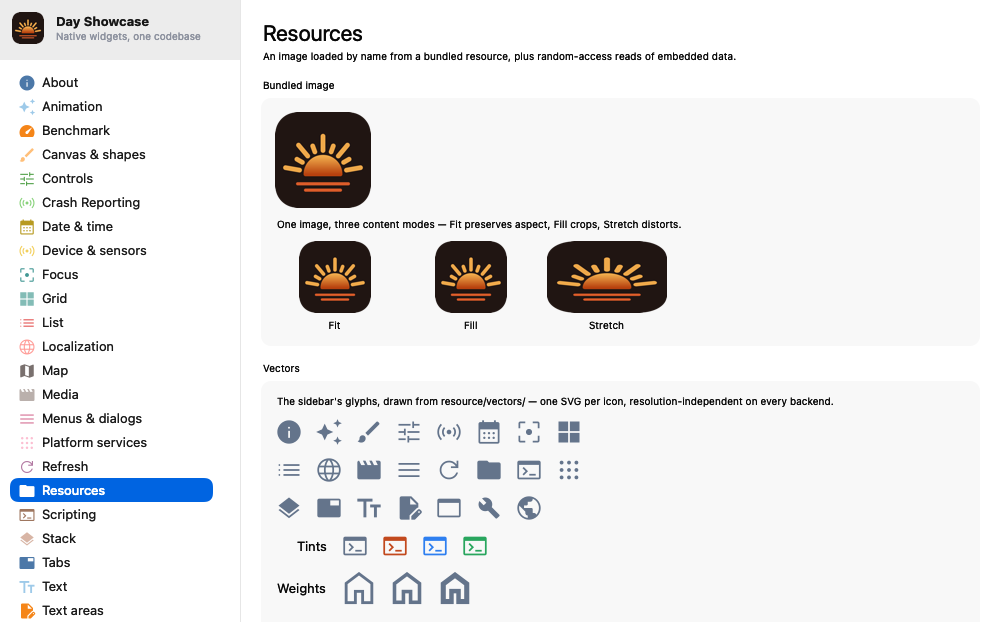 Resources, macOS AppKit
