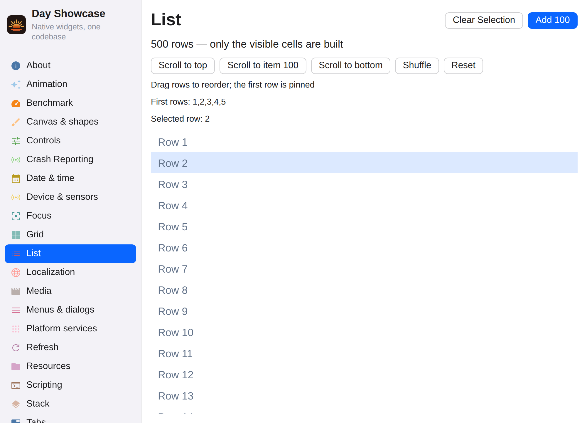List, Web Web DOM