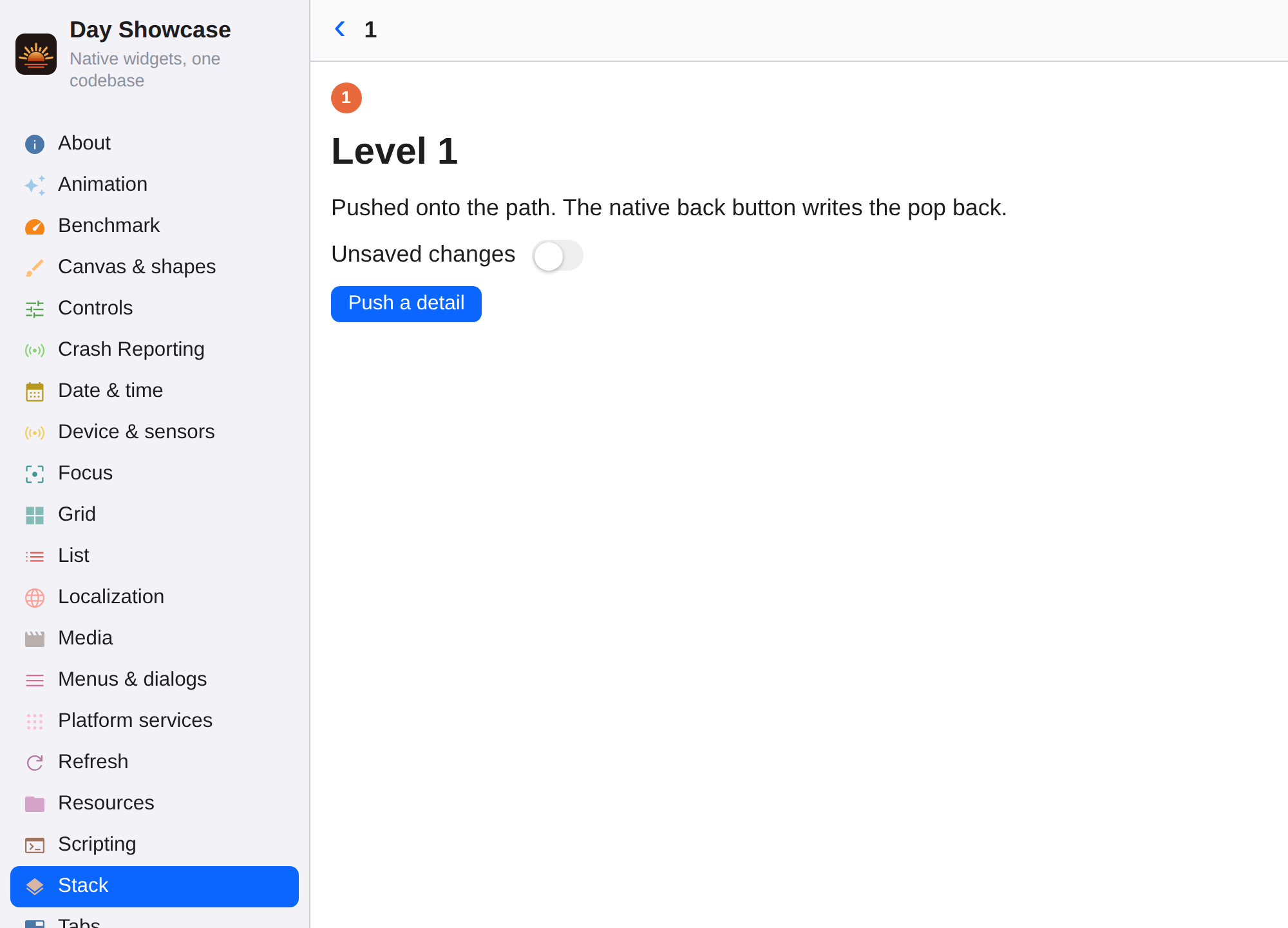 Stack, Web Web DOM
