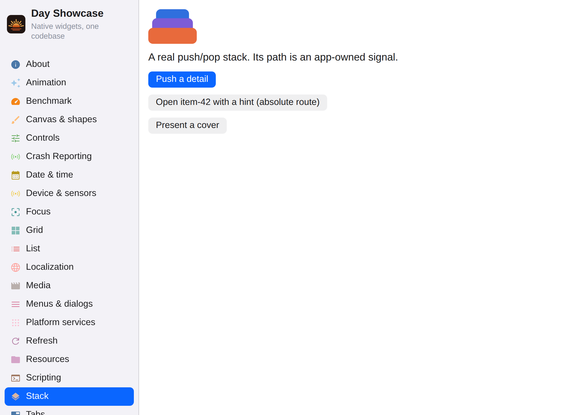 Toolbars · sidebar search, Web Web DOM