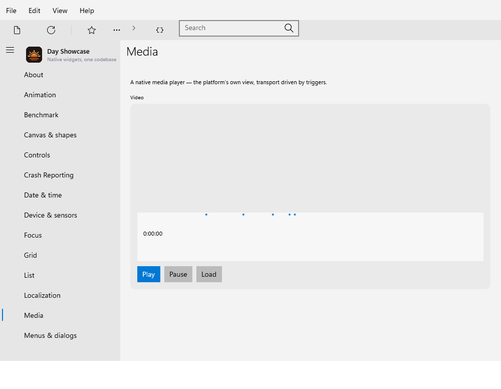 Media playback, Windows XAML