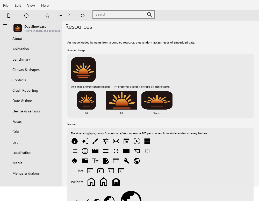 Resources, Windows XAML
